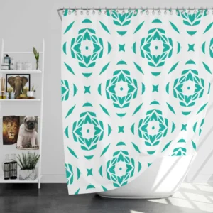 Indonesia Islamic Batik Design Shower Curtain