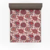 Indonesian Style Floral Design Fitted Sheet