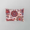 Indonesian Style Floral Design Pillow Case