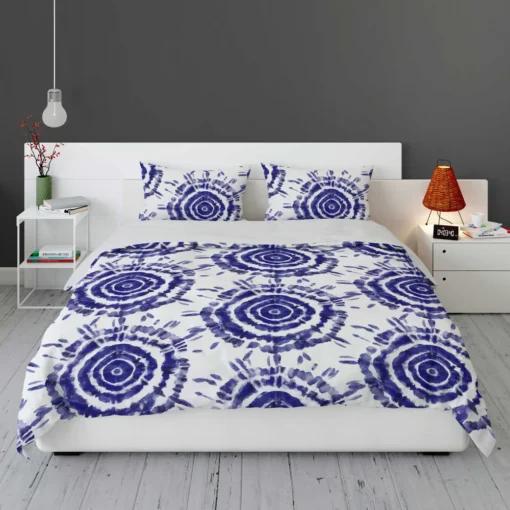 Ink Shibori Design Bedding Set 1