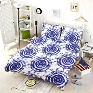 Ink Shibori Design Bedding Set