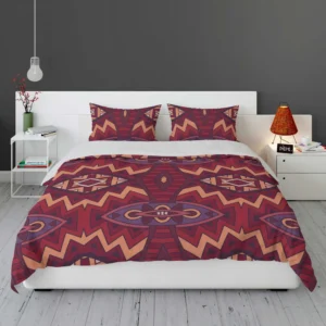 Intricate Ethnic Tribal Motif Bedding Set 1