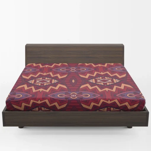 Intricate Ethnic Tribal Motif Fitted Sheet 1