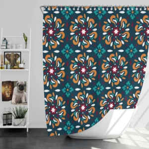 Iranian Ethnic Design Shower Curtain