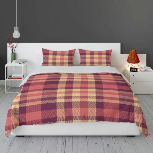 Irish Color Plaid Check Pattern Bedding Set 1