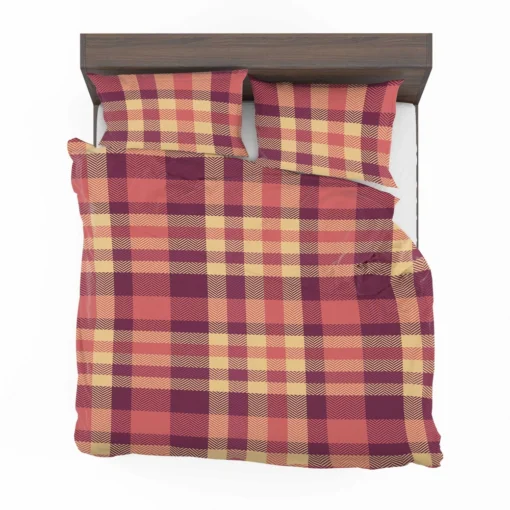 Irish Color Plaid Check Pattern Bedding Set 2