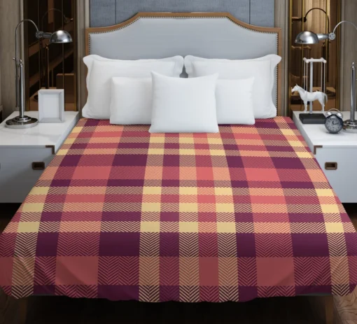 Irish Color Plaid Check Pattern Duvet Cover