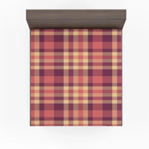 Irish Color Plaid Check Pattern Fitted Sheet