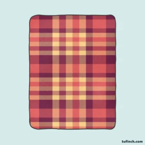 Irish Color Plaid Check Pattern Fleece Blanket 1