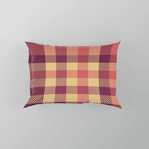 Irish Color Plaid Check Pattern Pillow Case