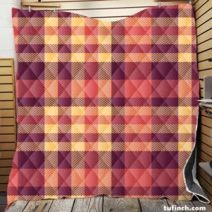 Irish Color Plaid Check Pattern Quilt Blanket