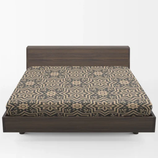 Islamic Floral Design Fitted Sheet 1