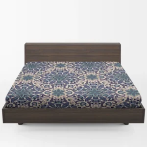 Islamic Traditional Floral Design Fitted Sheet 1