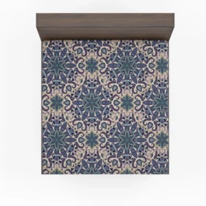 Islamic Traditional Floral Design Fitted Sheet