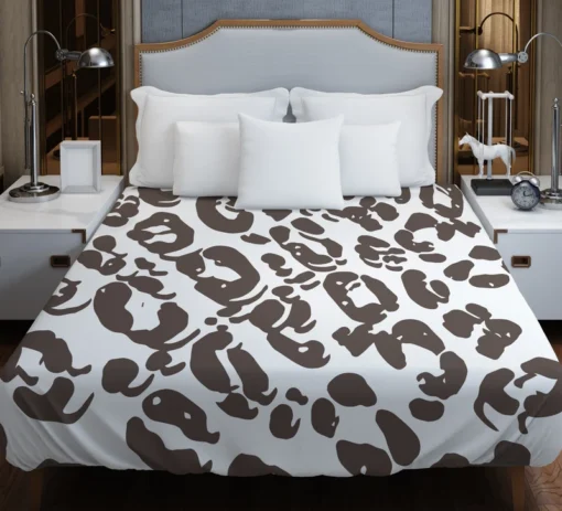 Jaguar Skin Prints Duvet Cover