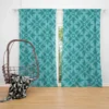 Japanese Classic Ikat Design Curtain