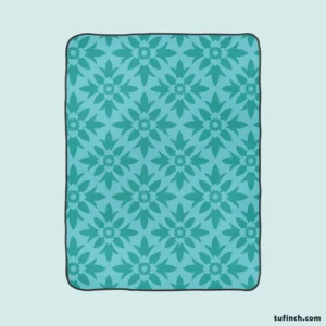 Japanese Classic Ikat Design Fleece Blanket 1