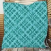 Japanese Classic Ikat Design Quilt Blanket