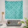 Japanese Classic Ikat Design Wall Tapestry