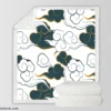 Japanese Cloud Pattern Sherpa Fleece Blanket