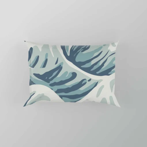 Japanese Curl Storm Wave Pattern Pillow Case