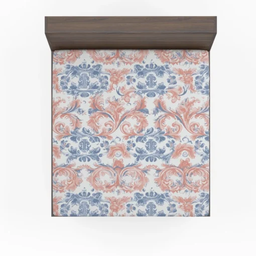 Japanese Damask Pattern Fitted Sheet