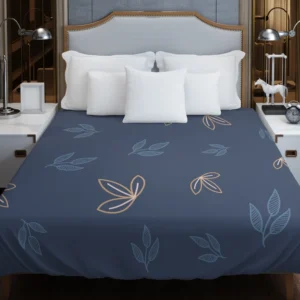 Japanese Floral Minimalist Duvet Cover