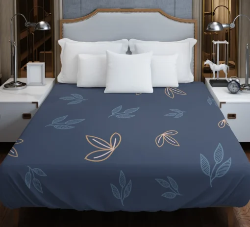 Japanese Floral Minimalist Duvet Cover