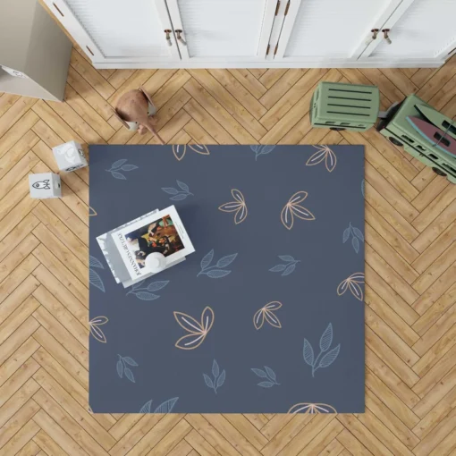 Japanese Floral Minimalist Rug