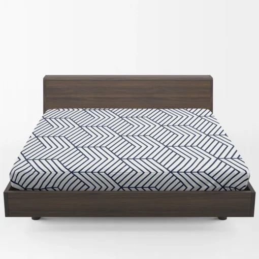 Japanese Inspired Geometric Pattern Fitted Sheet 1