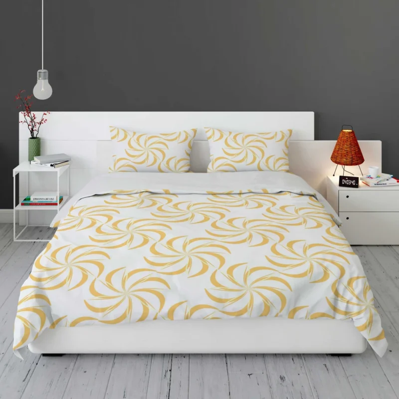 Japanese Yellow Spinning Bedding Set 1