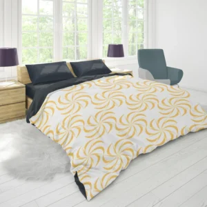 Japanese Yellow Spinning Duvet Cover 1