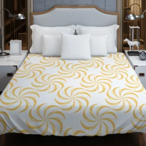 Japanese Yellow Spinning Duvet Cover