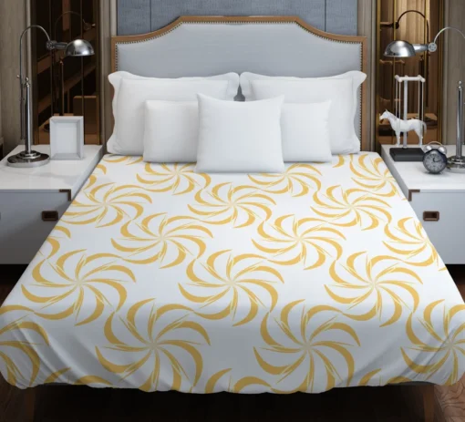 Japanese Yellow Spinning Duvet Cover