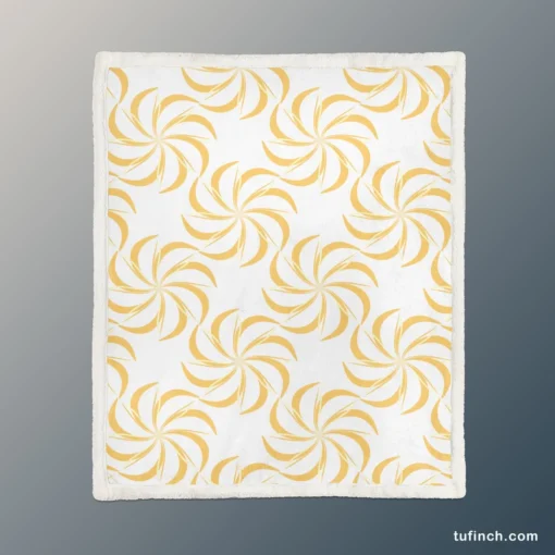 Japanese Yellow Spinning Sherpa Fleece Blanket 1