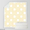 Japanese Yellow Spinning Sherpa Fleece Blanket