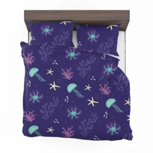 Jellyfish Marine Animals Bedding Set 2