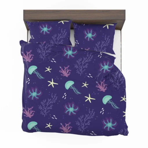 Jellyfish Marine Animals Bedding Set 2