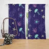 Jellyfish Marine Animals Curtain