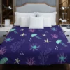 Jellyfish Marine Animals Duvet Cover