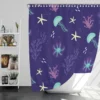 Jellyfish Marine Animals Shower Curtain