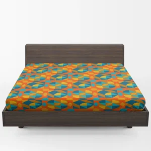 Kaleidoscope Colorful Design Fitted Sheet 1