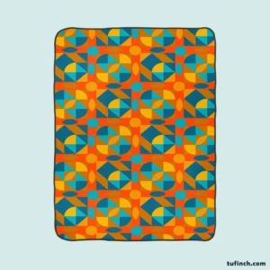 Kaleidoscope Colorful Design Fleece Blanket 1