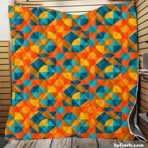 Kaleidoscope Colorful Design Quilt Blanket