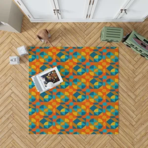 Kaleidoscope Colorful Design Rug