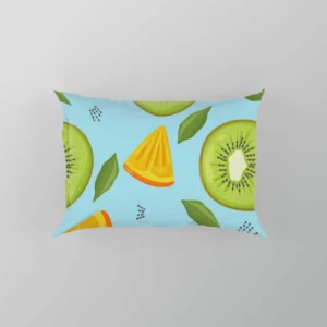 Kiwi And Orange Sliced Pillow Case