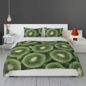 Kiwi Circle Sliced Bedding Set 1