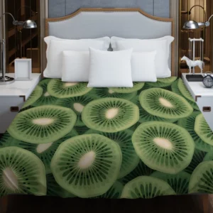 Kiwi Circle Sliced Duvet Cover