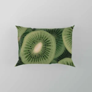 Kiwi Circle Sliced Pillow Case