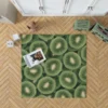 Kiwi Circle Sliced Rug